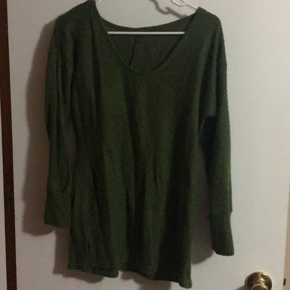 Green sweater